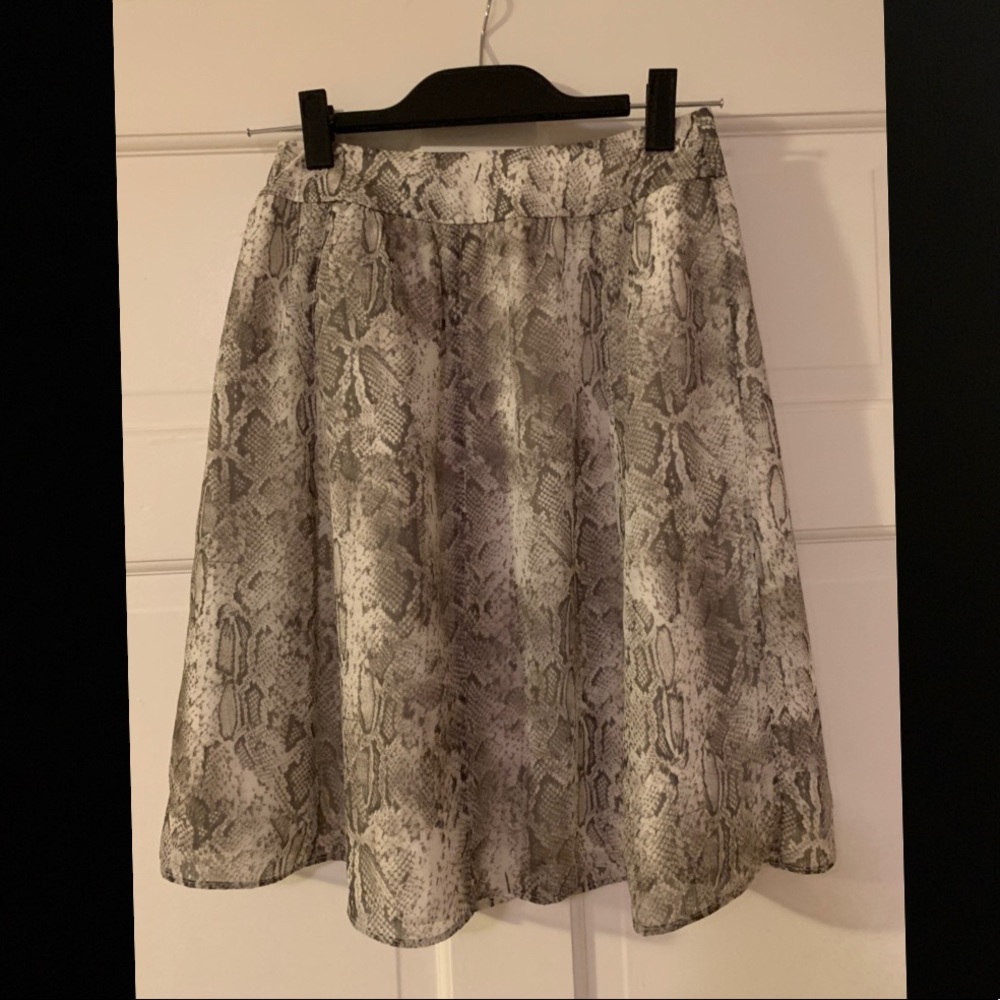 Snake Skin Design Skirt